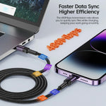 Toocki PD 27W USB C To iP Cable For iPhone 14 13 12 11 Pro XS Type C To Lightning Cable Data Wire Fast Charging Phone Data Wire