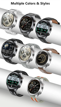 New GPS Track Smart Watch Men AMOLED Screen Outdoor Sports Fitness Heart Rate Compass IP68 Waterproof Bluetooth Call Smart Watch
