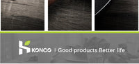 Konco Iron Wok Cast Iron Pan Non-Coated Pot General Use for Gas and Induction Cooker 32cm Chinese Wok Cookware Pan Kitchen Tools