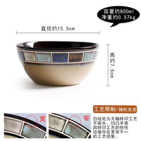 Ceramics Tableware Dinner Plate Western Steak Plates Sushi Soup Fish Sashimi Disc Dessert Bowl Rice Dish Mugs