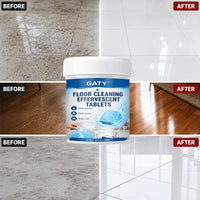 Floor Cleaning Effervescent Tablets, Deep Cleans Grease & Dust, Kitchen, Bathroom, Living Room, Easy Dissolve, Fresh Home