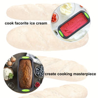 A rectangular toast baking pan, suitable for making muffins, bread, pies, cakes, chocolates, jellies, etc