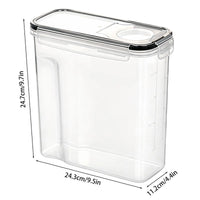 Food Container Storage 4L Kitchen Food Storage Tank Miscellaneous Grain Storage Box Transparent Sealed And Waterproof Storage