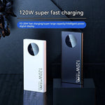 50000mAh Power Bank 120W PD Super Fast Charging Portable Power Bank Large Capacity External Battery With Digital Display