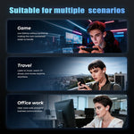 Translator Earbuds HTC NE49 AI Real-Time Translation HiFi Sound Bluetooth Earphones HD