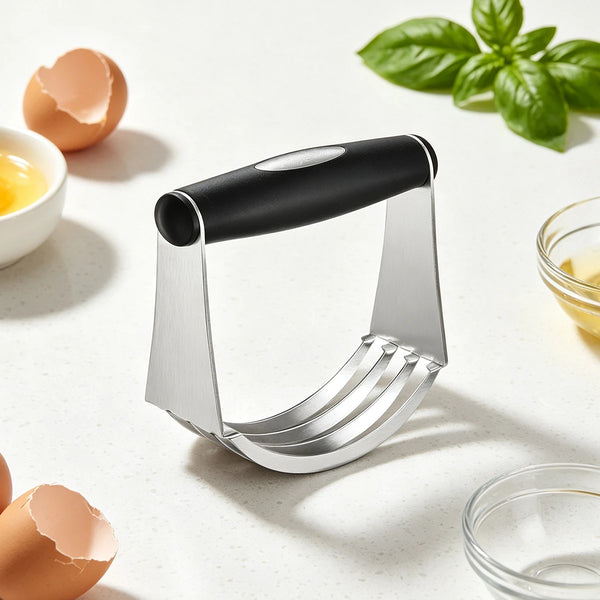 1PC-Baking tools stainless steel flour cream sifter butter flour mixer blender slicer flour cutter
