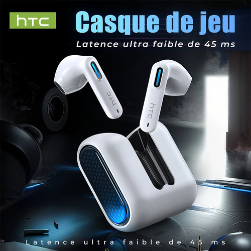 Translator Earbuds HTC NE49 AI Real-Time Translation HiFi Sound Bluetooth Earphones HD