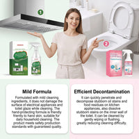 Daily Household Cleaner Set Gentle Stain Remover Spray Kitchen Appliance Bathroom Cleaner Multi Purpose Cleaning Kit Care