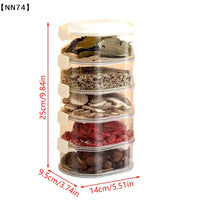 Kitchen Storage Box Onion Ginger Garlic Fresh-keeping Box Multi-layer Food Sealing Moisture-proof Packaging Tank Household[J]