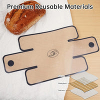 Silicone Bread Loaf Pan for 22.86x12.7 cm Baking Pans - Food Grade, Non-Stick, Easy to Clean, High-Temperature Resistant