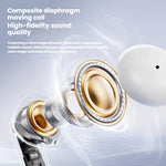 MINI55-Wireless Headphones, High-Fidelity Stereo Headphones, With Noise Cancellation Feature and LED Display, Mini Headphones