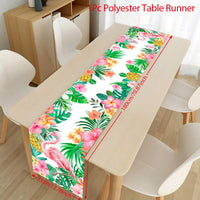 Hawaiian Garland Table Runner Hawaii Luau Tropical Party Decor Kids Favors Tableware ALOHA Summer Beach Birthday Party Supplies