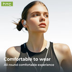 HTC NE77 TWS Wireless Earbuds Bluetooth 5.3 ENC HD Mic Low Latency Touch Control LED Display Sport Headphones for iOS Android