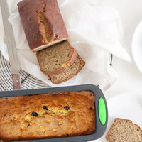 A rectangular toast baking pan, suitable for making muffins, bread, pies, cakes, chocolates, jellies, etc