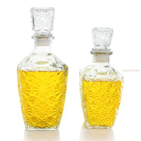 Creative Transparent Glass Whiskey Liquor Wine Drinks Decanter Crystal Spirits Bottle Wine Carafe For Bar Party Wedding Gifts