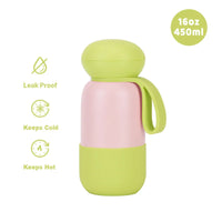 450ml Thermal Water Bottle With Handle For Students,Double-layer Stainless Steel Vacuum Drinkware,Gifts,Camping Thermos Cup/Mug