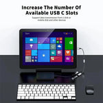 Multi USB Hub Extensions 3/2 Port Type C Hub USB Splitter Fast Data Transmission OTG Adapter For PC Laptop Pro