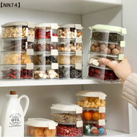 Kitchen Storage Box Onion Ginger Garlic Fresh-keeping Box Multi-layer Food Sealing Moisture-proof Packaging Tank Household[J]