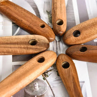 Kitchen set tools, Thai teak, natural wood cutlery spoon, rice strainer spoon, spoon, cooking spoon