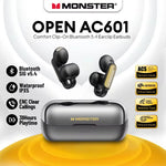 Monster AC601 OWS Wireless Bluetooth Earphones ENC Call Noise Canceling Earclip Headphone with Mic Outdoor Sports Headset