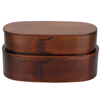 Food Storage Containers 2 Layer Japanese  Box Wooden Food Storage Containers for Kids Adults Hiking Climbing  School