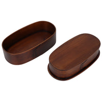Food Storage Containers 2 Layer Japanese  Box Wooden Food Storage Containers for Kids Adults Hiking Climbing  School