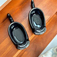 Ceramic Cat-Shaped Mini Dipping Plate Side Dish Small Bowl Home Diningware Kitchen Table Decorative Cat Bowl