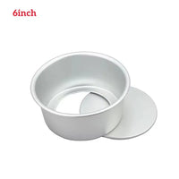 4/6/8/10 Inch Baking Cake Mold Round Non-Stick Cake Pan Removable Bottom Baking Tray Aluminium Alloy For Kitchen Tools