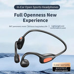Air Conduction Headphones High Quality 5.4 Bone Conduction Sports Bluetooth Headphones Hifi Stereo Music with Mic Earbuds