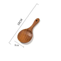 Kitchen set tools, Thai teak, natural wood cutlery spoon, rice strainer spoon, spoon, cooking spoon