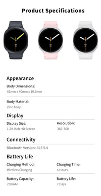 Smart Watch GPS Track Smart Watches For Men Women Sport Heart Rate Bluetooth Call NFC IP68 Waterproof Compass smartwatch 2026