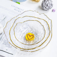Glass Salad Bowl Clear Large Serving Bowl for Fruit Dessert Trifle Pasta Yogurt Ice Cream Mixing Bowl Kitchen Party