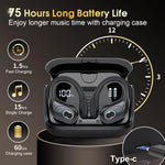 Original GDLYL HD65 TWS Bluetooth V5.4 Headphones Wireless LED Digital Display Earphones