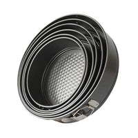 1Pc 12/16/20/24/28cm Carbon Steel Baking Mould with Removable Bottom Non Stick Leakproof Cake Baking Pan Durable Cake Mould