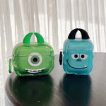 Cartoon Monster Earphone Case For Airpods 1 2 3 4 Airpods Pro3 Pro2 Wireless Bluetooth Headset Protective Cover With Hook
