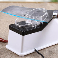 Kitchen Electric Knife Sharpener Rechargeable Professional Cutter Sharpener Fully Automatic Electric Sharpening Tool for Home