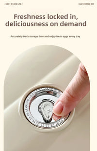 Egg storage box, special food grade rolling fresh-keeping rack for refrigerator