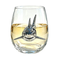 Blue Ringed Octopus Glassware 420ml 2D Clear Novelty Coastal Marine Animal Drinking Glass for Juice Milk Coffee Housewarming