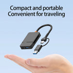 USB C 8-in-1 Card Reader Multi-functional Card Reader Support  SD/TF/CF/MS Card Read 5Gbps Write Read U Disk Flash Card Adapter