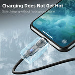 540 Rotate Magnetic USB C IPone Cable Micro USB Cable For iPhone 14 13 X 7 8s Pro Max Samung S20 21 Xiaomi Huawei Charger Cord