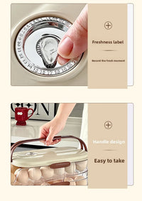 Egg storage box, special food grade rolling fresh-keeping rack for refrigerator