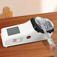 Kitchen Electric Knife Sharpener Rechargeable Professional Cutter Sharpener Fully Automatic Electric Sharpening Tool for Home