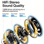 VV11-NEW Wireless Sports Headphones Against-the-Ear Earphone Sports Wireless Headphones Ear Hook Headset for Running Driving