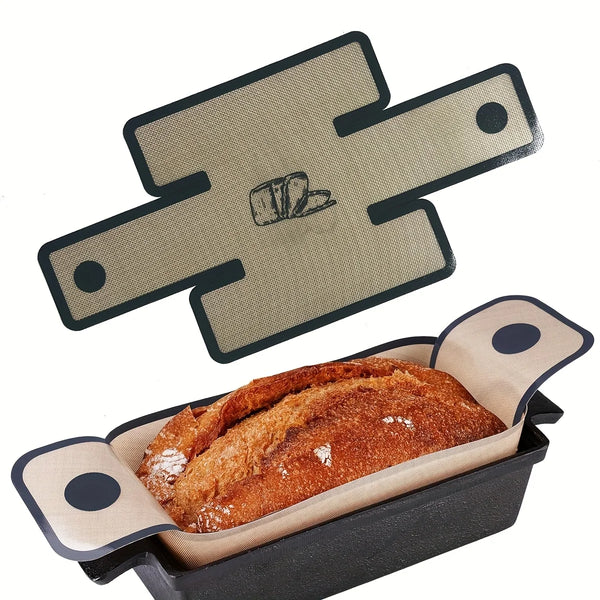 Silicone Bread Loaf Pan for 22.86x12.7 cm Baking Pans - Food Grade, Non-Stick, Easy to Clean, High-Temperature Resistant