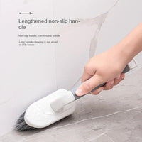 360° Deep Cleaning Brush, Sturdy Bristles Handle for Bathroom Kitchen Tile Floor Corner To Surface Scrub Tool Corner Cleaning Br