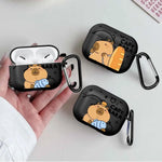 Case For Airpods 1 2 Pro 3 4 Pro3 Pro2 Earphone Cases Cover Cute Capybara