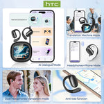 HTC NE58 Wireless Earphones Bluetooth LED Touch Screen AI Translate Earbuds HiFi Sound HD Call
