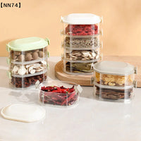 Kitchen Storage Box Onion Ginger Garlic Fresh-keeping Box Multi-layer Food Sealing Moisture-proof Packaging Tank Household[J]