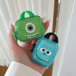 Cartoon Monster Earphone Case For Airpods 1 2 3 4 Airpods Pro3 Pro2 Wireless Bluetooth Headset Protective Cover With Hook