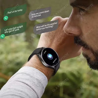 Smart Watch 1.77" HD AMOLED Screen Bluetooth Call Health Monitor Smartwatch Men Women Fitness Sports Watche For Android IOS HT30